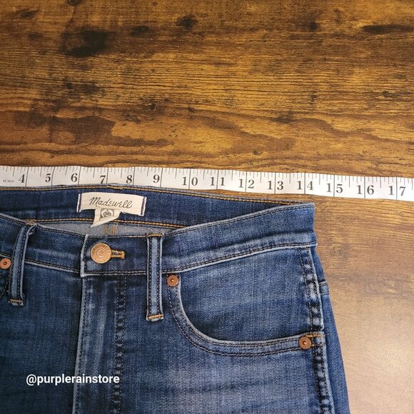 Madewell Jeans Size 28 Skinny 10" High Rise Tummy Control Danny Wash G7391 - Picture 8 of 13